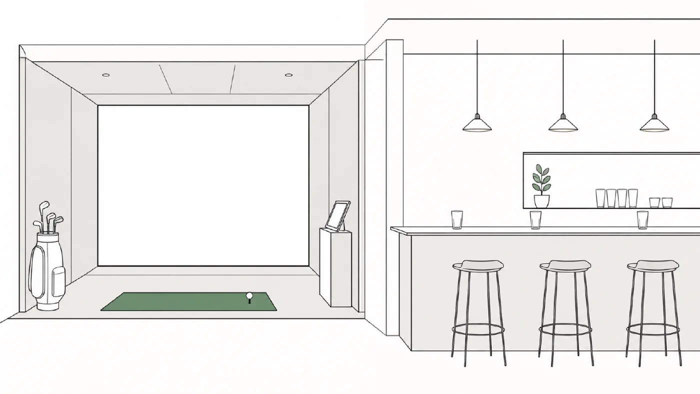 APU GOLF CAFE & BARのイメージイラスト