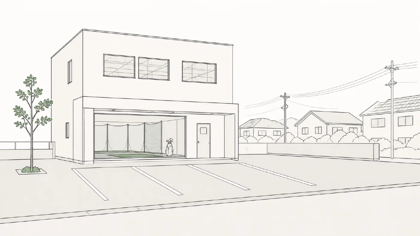 GOLF STUDIO OZのイメージイラスト