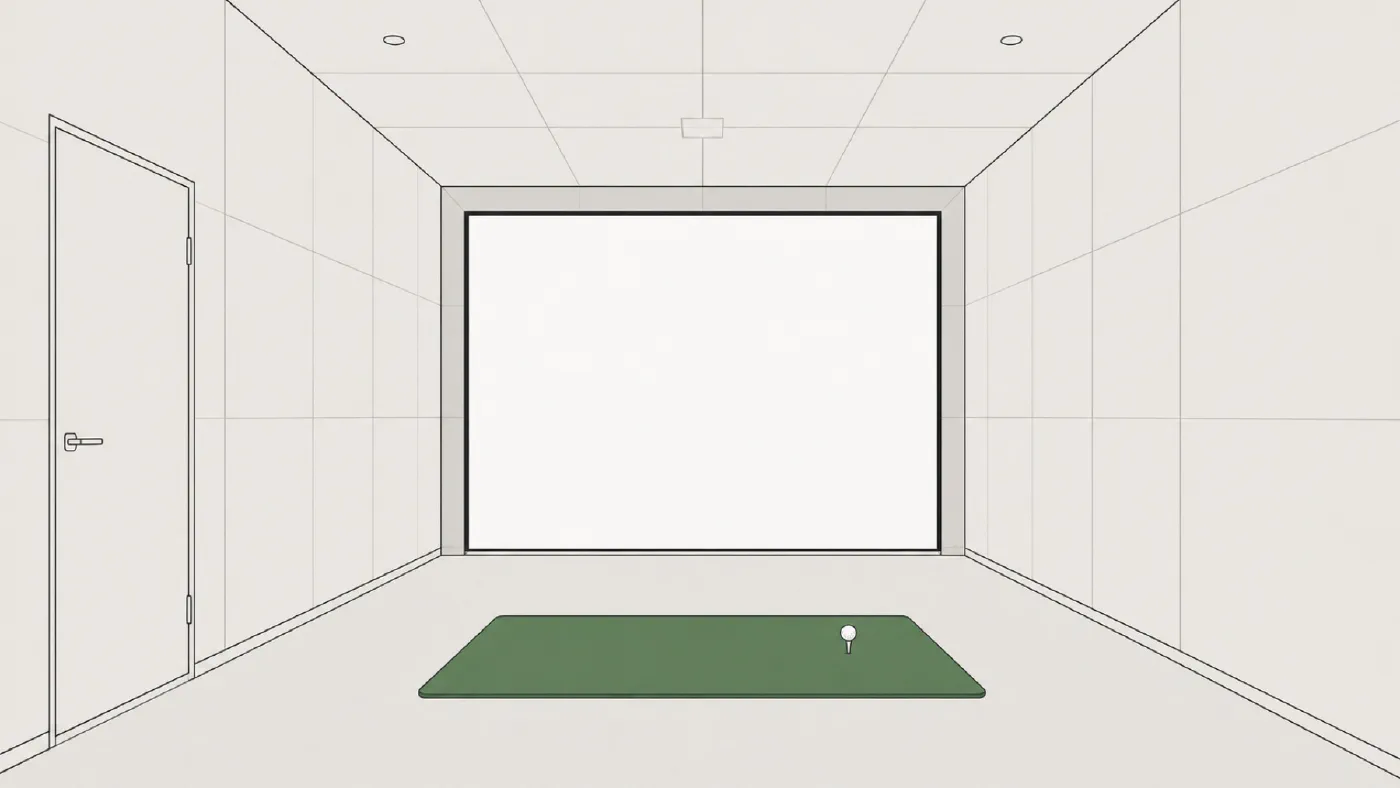 indoor golf 7's CLUBのイメージイラスト